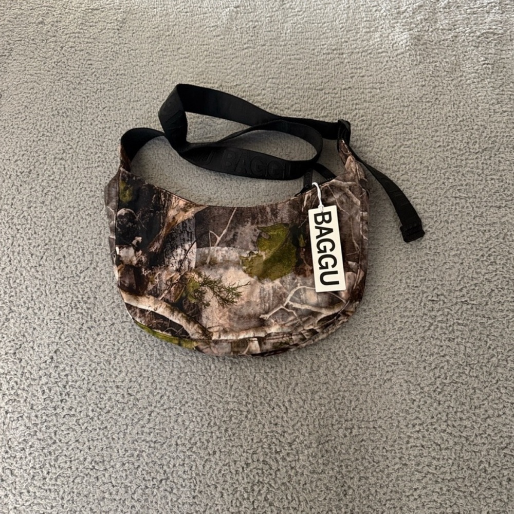 BAGGU Forest Pattern Crossbody Bag small NWT - Picture 4 of 7